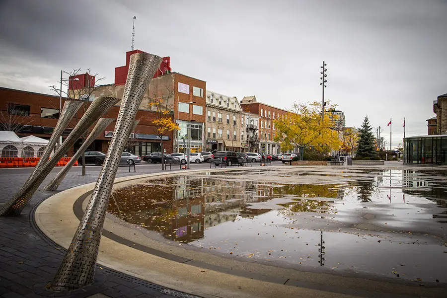 millwrights in guelph title picture. A view of the city of Guelph, Ontario
